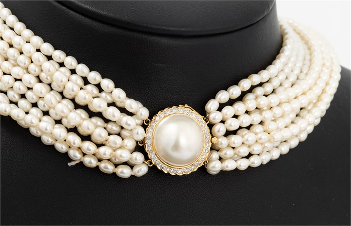 Perle Collier 10 raders