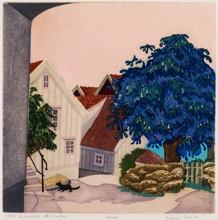 "Skudeneshavn, etter solnedgang" 1994