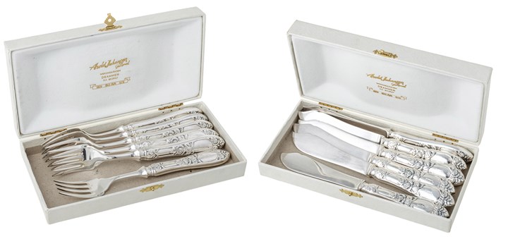 Fiskebestikk - "OPPHØIET ROSE"