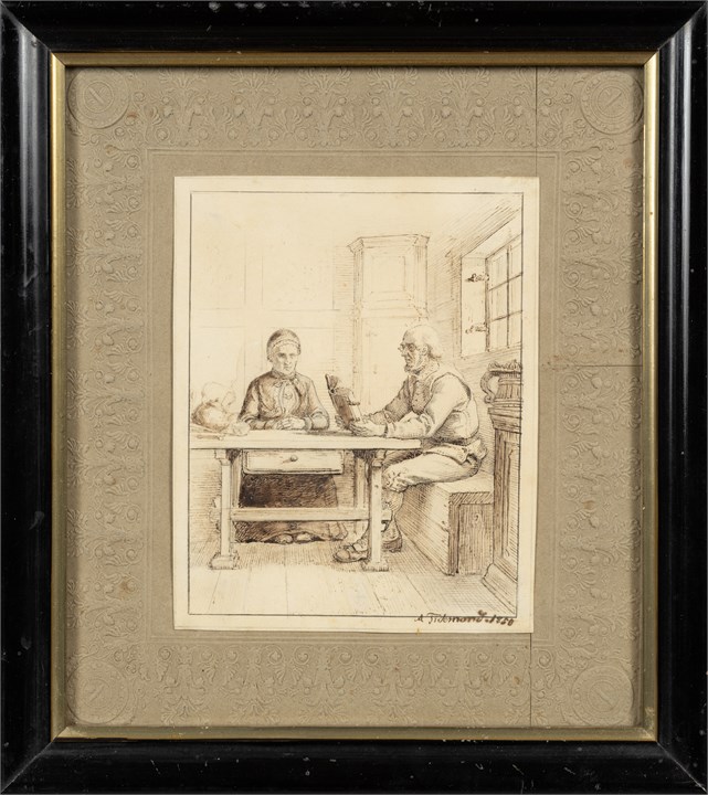 De ensomme to gamle, 1850