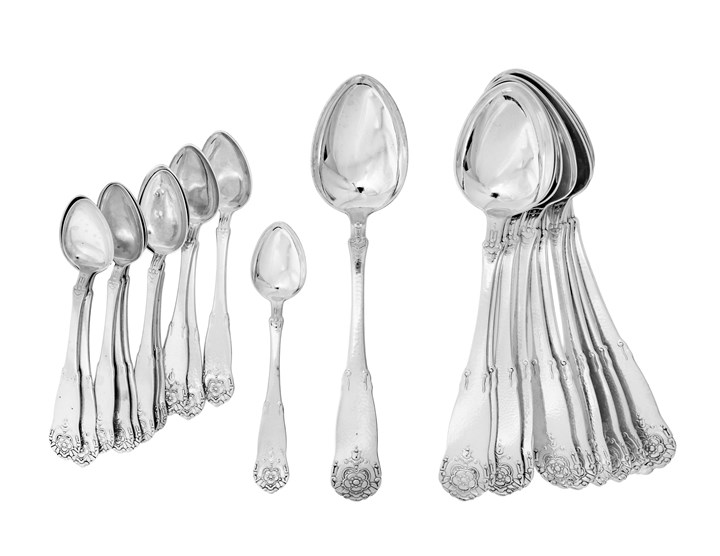 Skjeer og teskjeer - "HARDANGER"