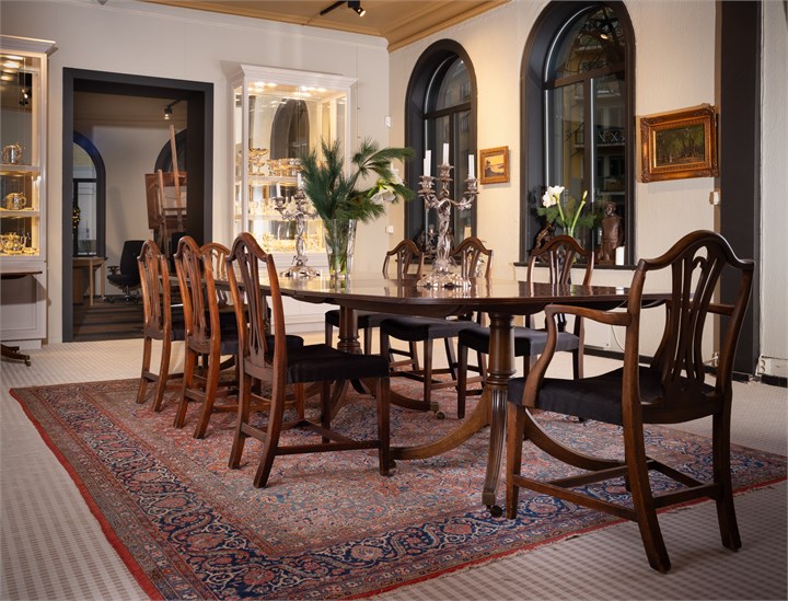 Engelsk Regency mahogny spisestue