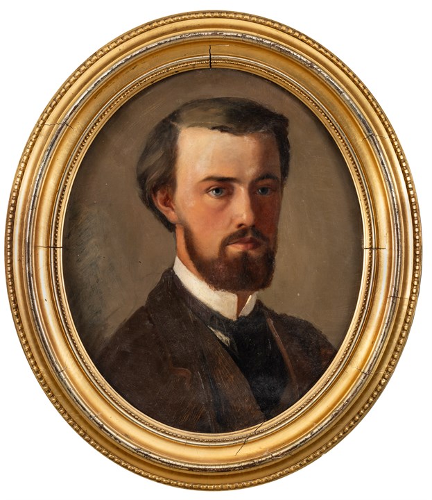 Portrett av Johan Jørgen Broch og tegning