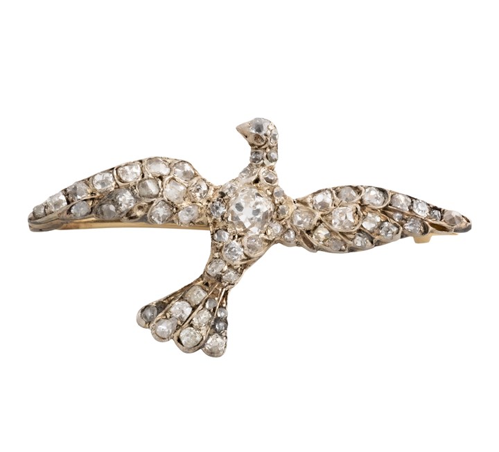 Diamantbrosje - turteldue 