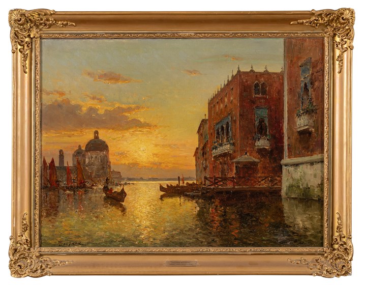 Utsikt over Grand Canal, Venezia