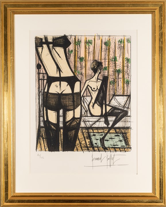 "Les stupres" fra mappen "Jeux de dames" 1970