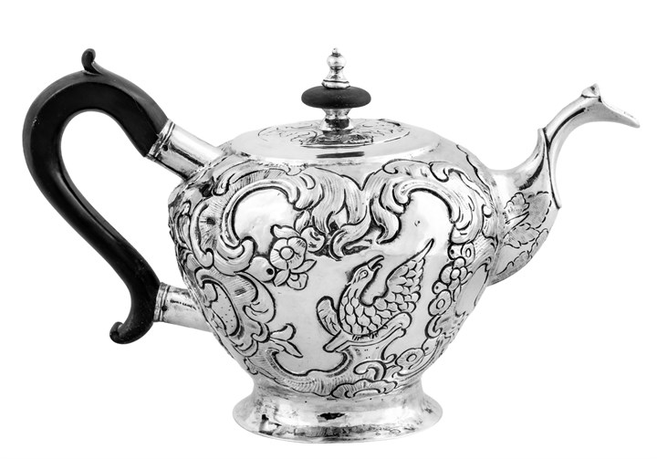 Tekanne i sølv 