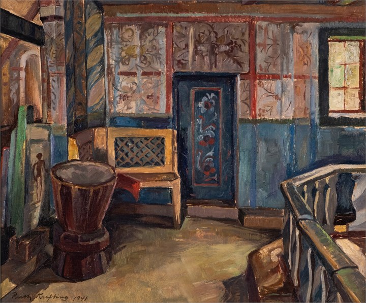 Kirkeinteriør, 1941