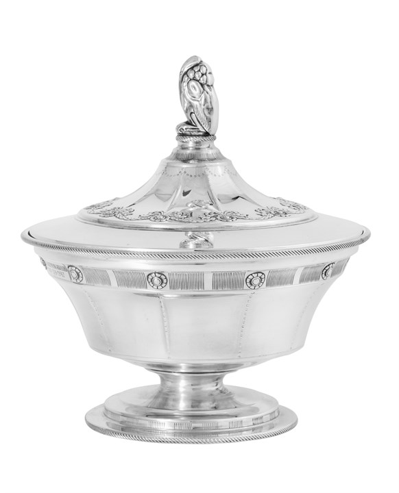 Freia konfektskål med lokk