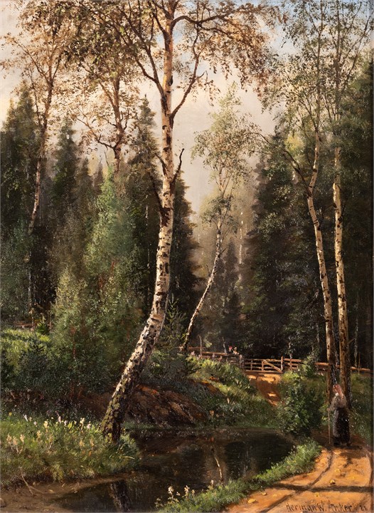 Sommer i skogen, 1888