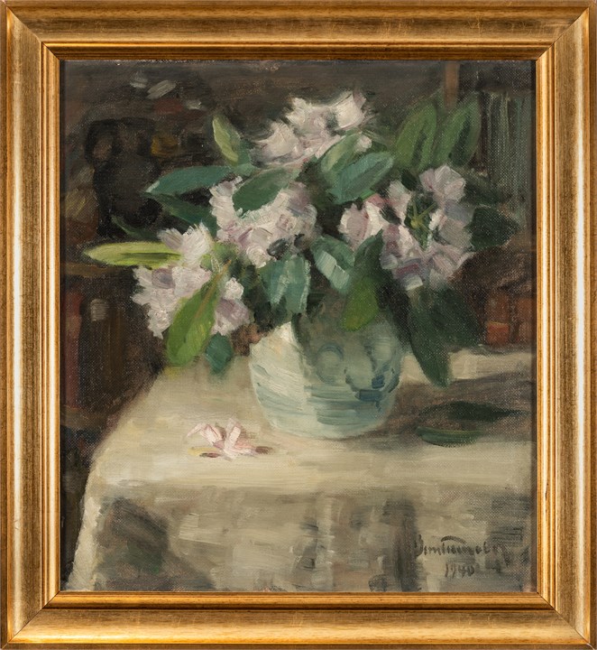 Blomster i vase, 1940