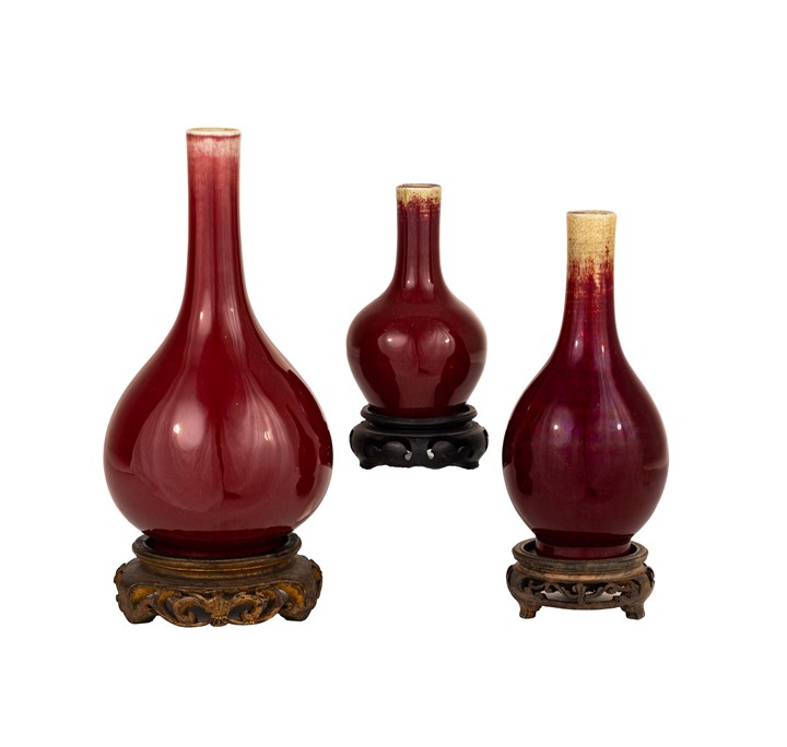 Samling monokrome vaser