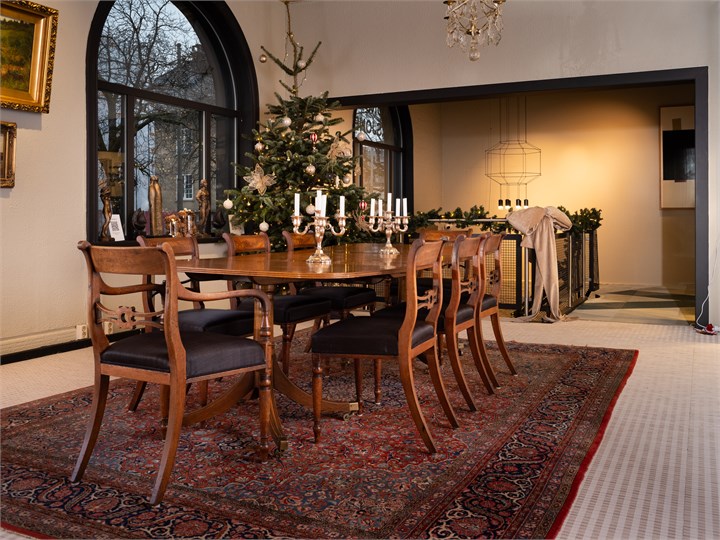 Engelsk Regency mahogny spisestue