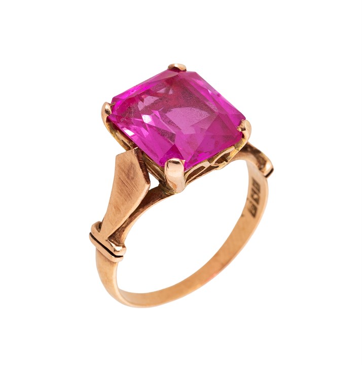 Ring med rubin