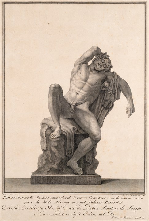 "Fauno dormente" 1790