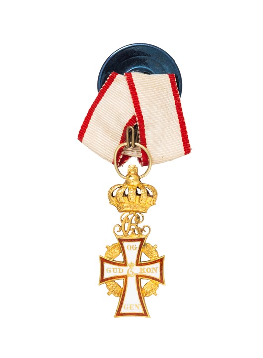 Miniatyr av ridderkorset - Dannebrogordenen - Christian X (1912-1947)