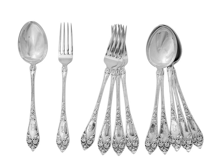 Bestikk - "OPPHØIET ROSE"