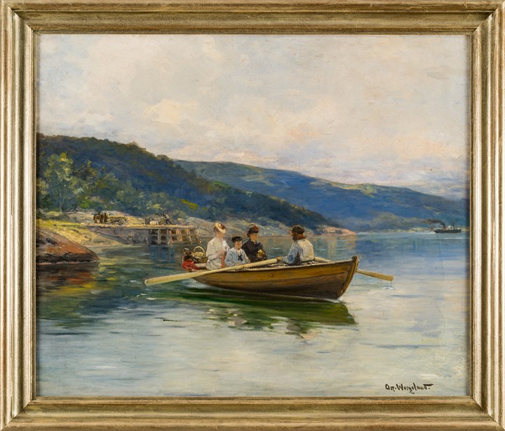 Ved bryggen på Ramme