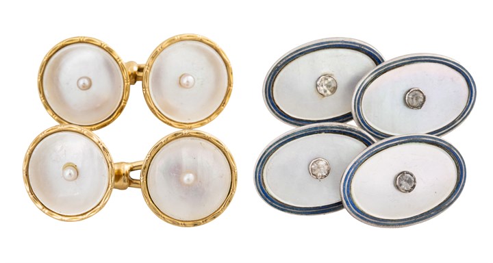 To par mansjettknapper