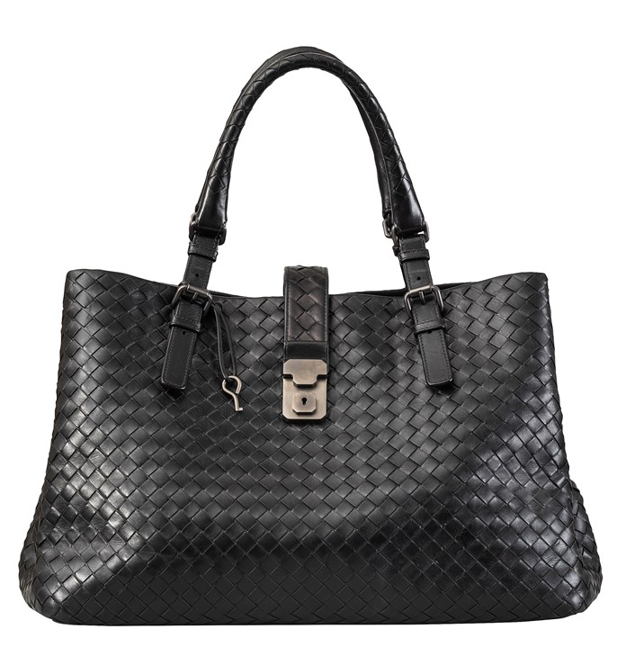 Large Intrecciato Roma Hand Bag