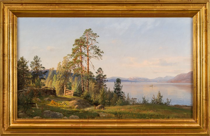 "Fra Ænes" ved Maurangerfjorden, 1874