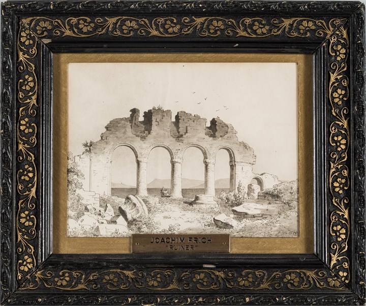 Ruiner Hamar Domkirke, 1844