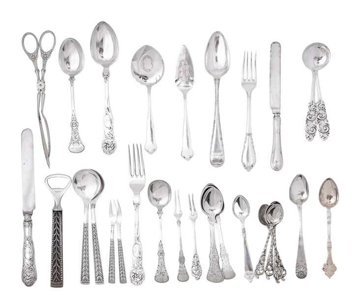 Samling bestikkdeler