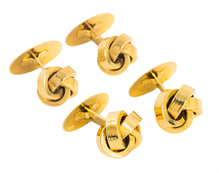 2 par brystknapper "Knute"