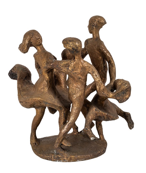 Dansende familie på fem, 1975