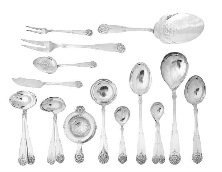 Anretnings- og serveringsdeler - "HARDANGER"