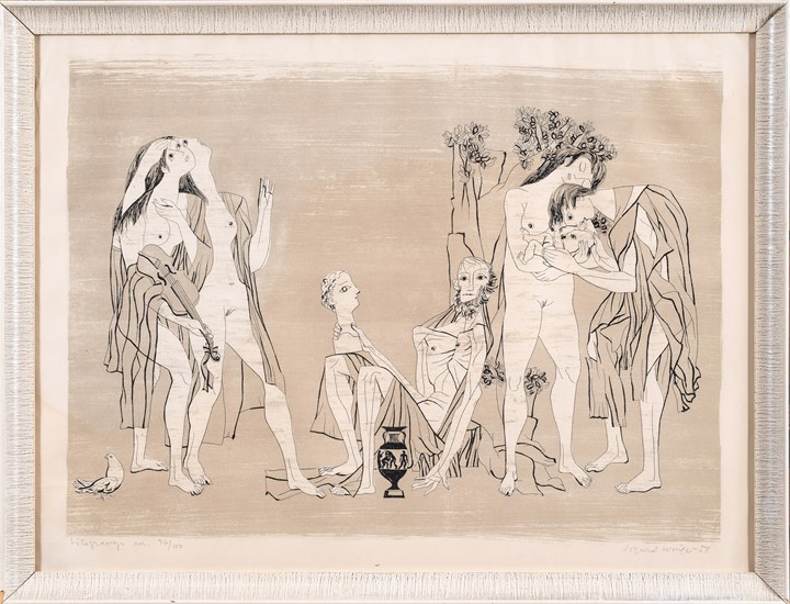 "Tema" (Utsnitt av Frise I og II), 1951