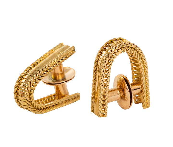 Foldbare mansjettknapper