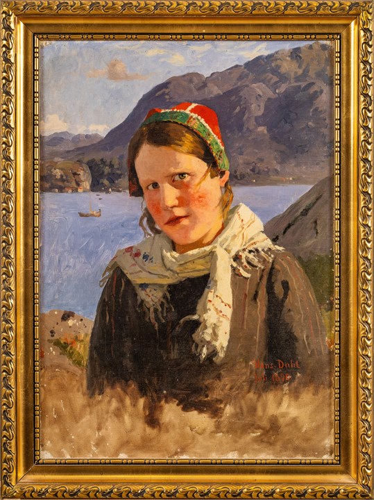 Studie av pike, juli 1890