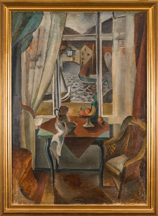 "Utsikt fra mitt atelier" 1927