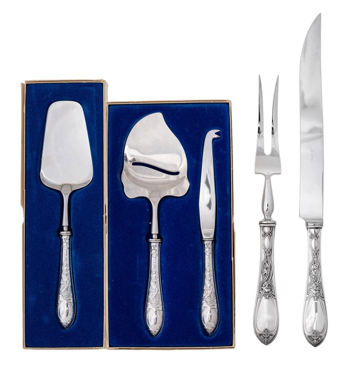 Anretnings- og serveringsdeler i dragestil