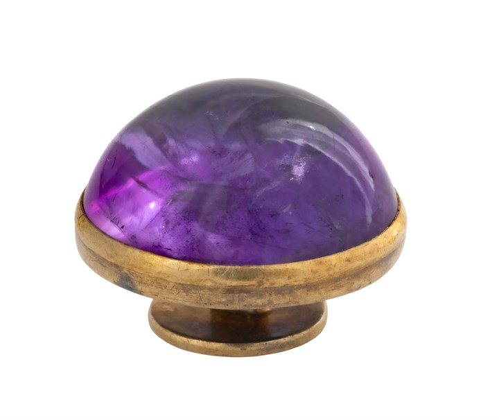Knapp med ametyst