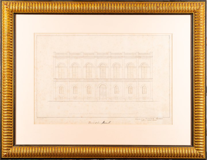 Fasade Høyesterett, Arkitekt Schirmer