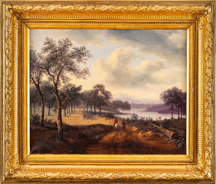 Landskap etter Jan Wynants, 1882