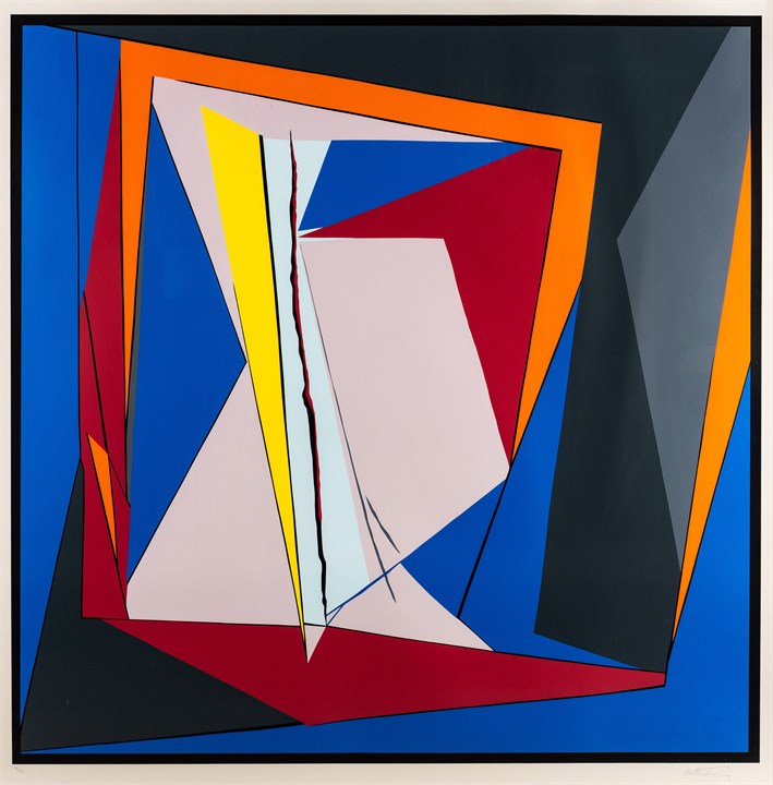 "Peinture cinétique polychrome" 1988