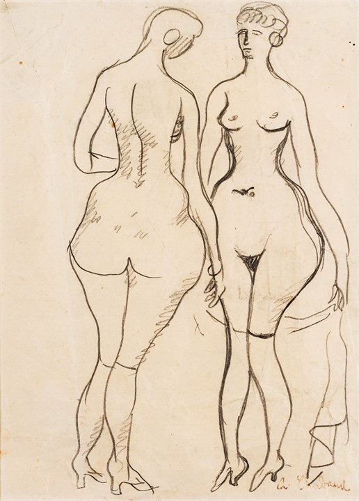 "Deux femmes nues" 1907