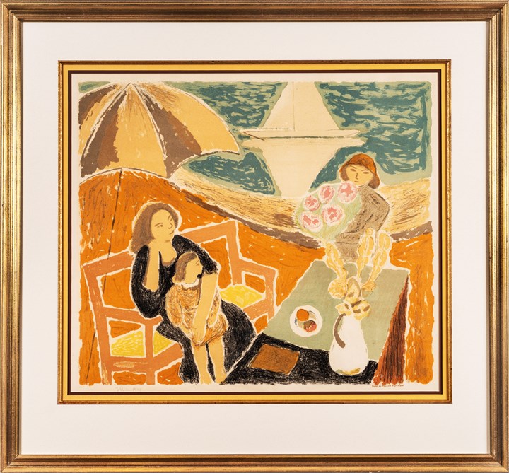 Utsikt fra verandaen, 1948