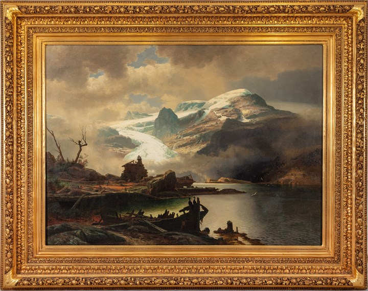 Bondhus breen i Sundhordland 1878
