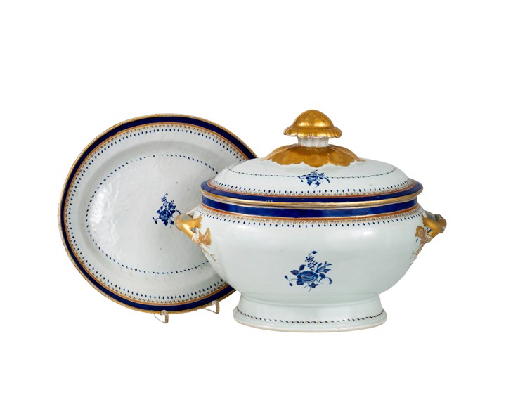 Lokkterrin med underfat