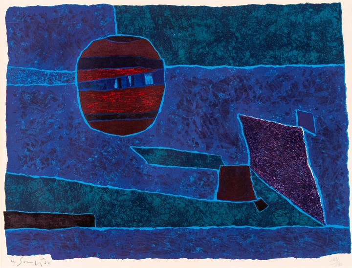 "Bleu-violet" 1962