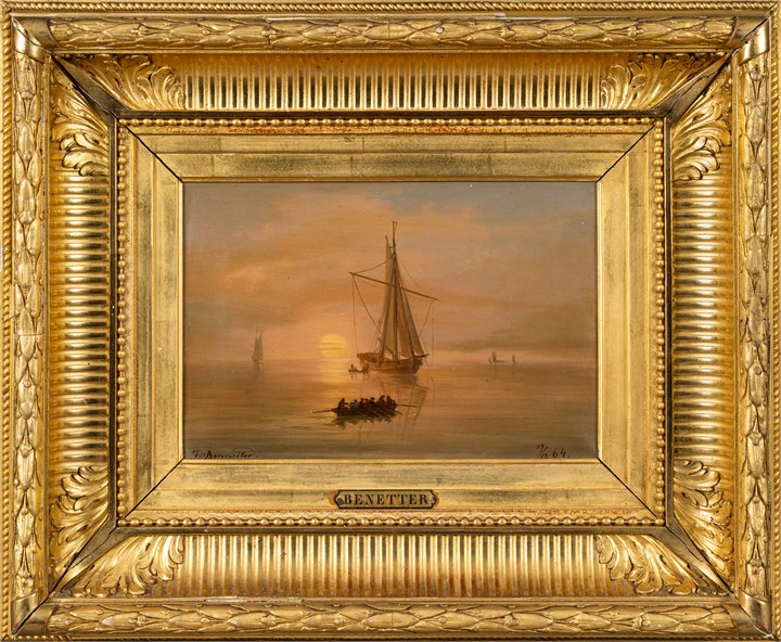 Tidlig morgen på reden, 1864